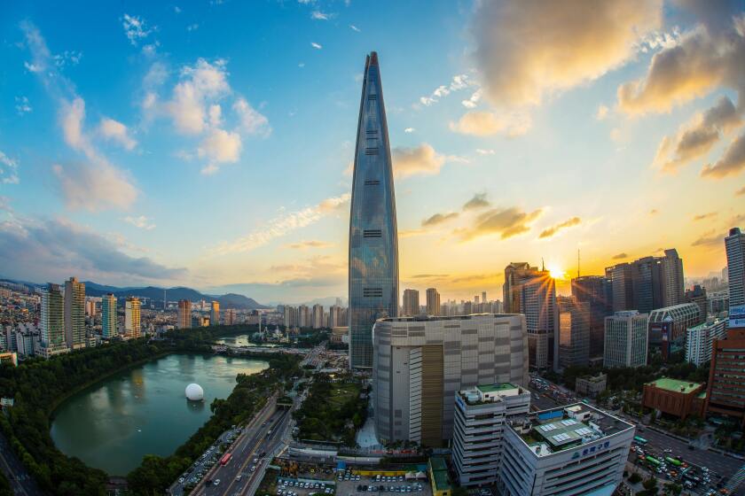 Sunrise in Seoul, South Korea