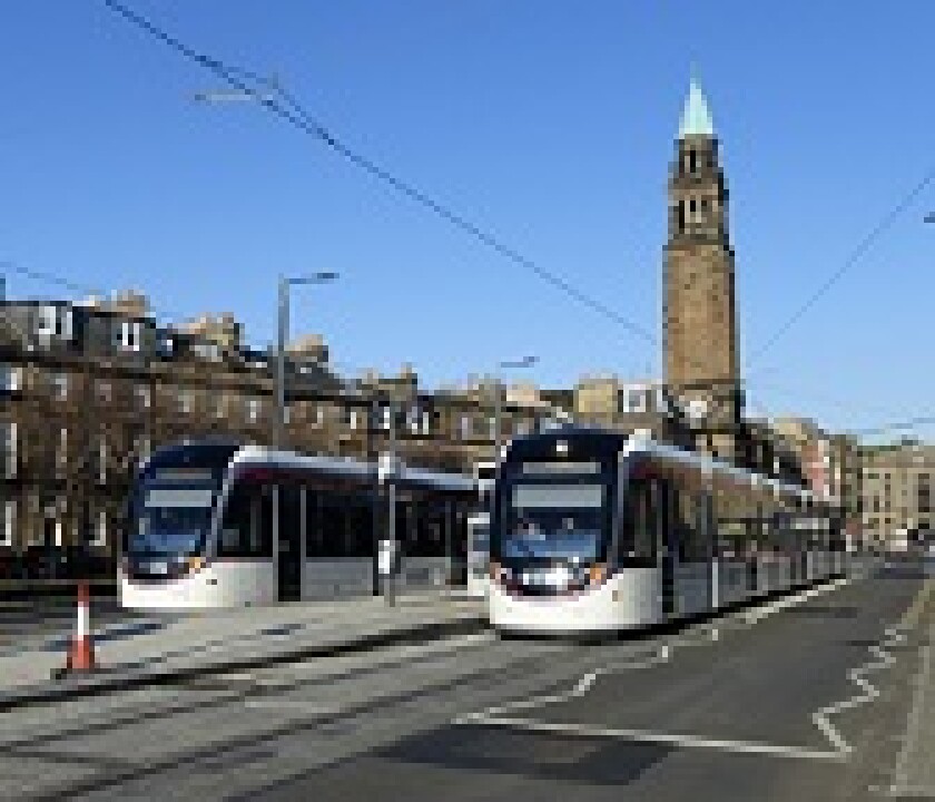 Edinburgh trams 168