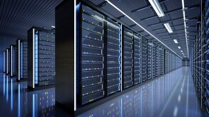 Server room data center - 3d rendering