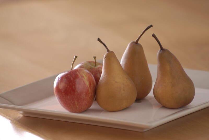 Apples and pears