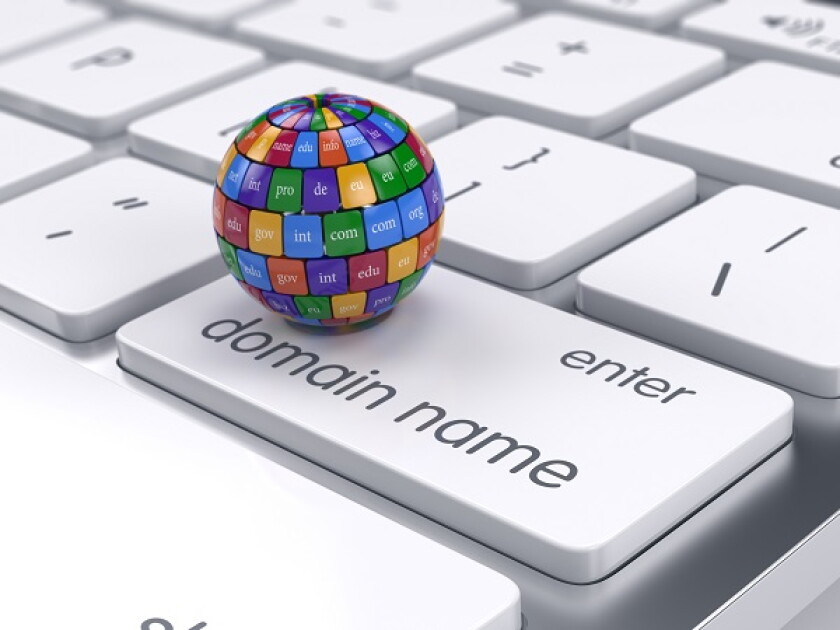 Color cubes in the sphere shape domain names