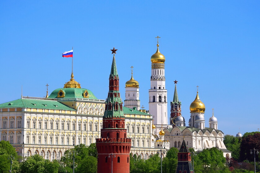 Moscow Kremlin in the summer morning