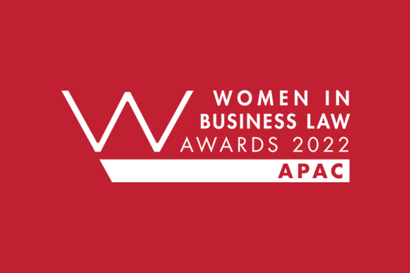Women in Business Law Awards APAC 2022 logo