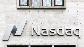 Copenhagen, Denmark, October 21, 2018: Building of Nasdaq stock exchange in Copenhagen, Denmark