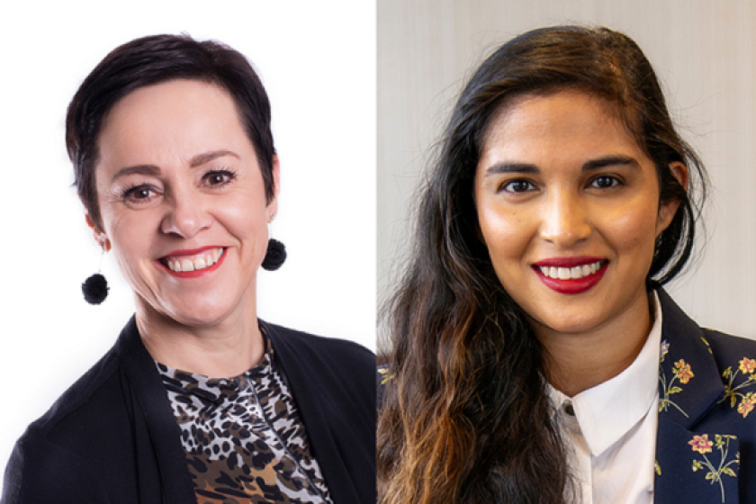 L to R: Jenny Pienaar and Kareema Shaik of Adams & Adams