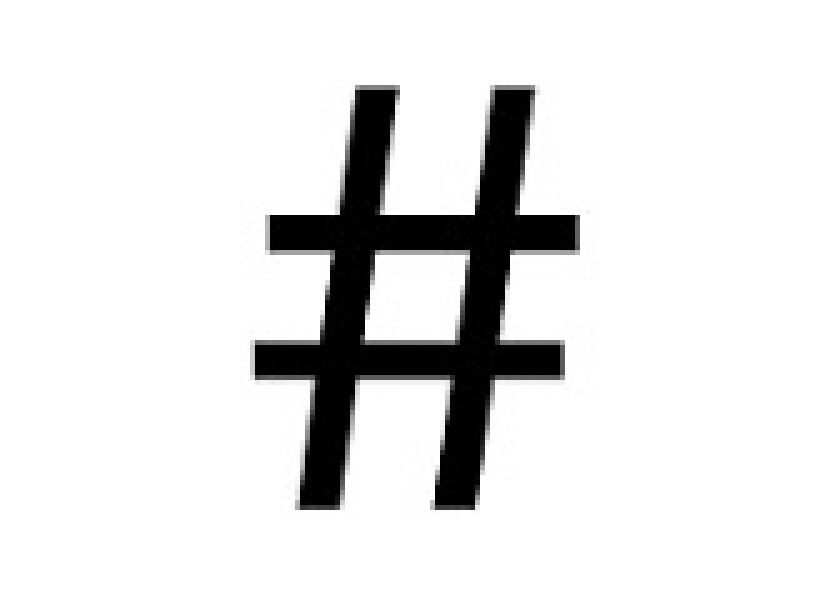 hashtag