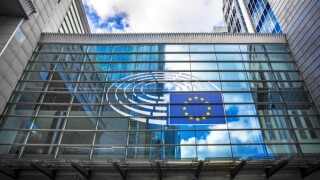 The European Parliament building in Brussels