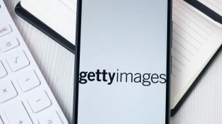New York, USA - 30 June 2024: Getty Images Logo on Phone Screen, Company Icon