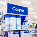 Feb 4, 2020 Sunnyvale / CA / USA - Casper products on display in a local big-box store; Casper Sleep is an American e-commerce company that sells sleep products online and in retail locations