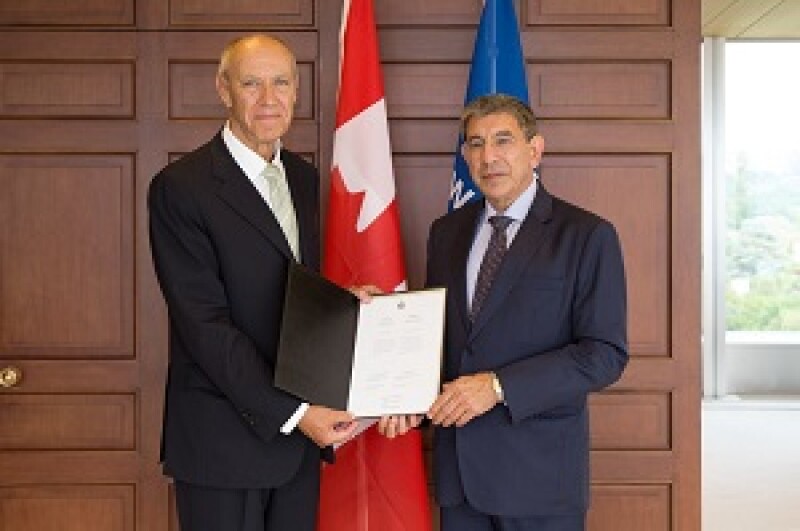 Canada accession to Marrakesh