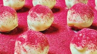 Not actually vegan truffles