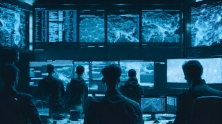 The power of digital technology with a focus on a software engineer utilizing a computer with lines of code, data analysis, and AI algorithms to improve business operations