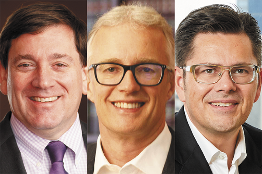 L to R: Chris Jordan, David Webber, Michael Wolnizer