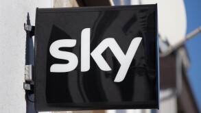 haiger, hesse/germany - 17 11 18: sky sign in haiger germany