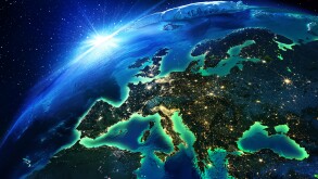 land area in Europe the night