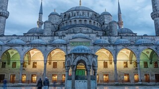 Sultan Ahmed Mosque in Istanbul. Turkey