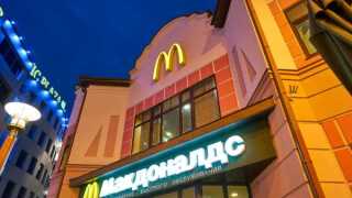 McDonald's restaurant building in Moscow
