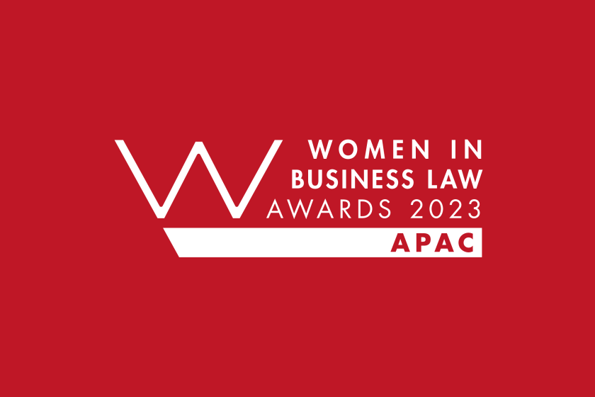 Women in Business Law Awards APAC 2023 logo