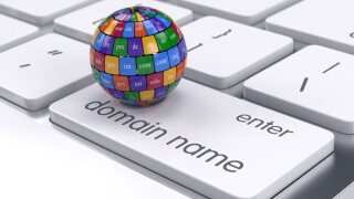 Color cubes in the sphere shape domain names
