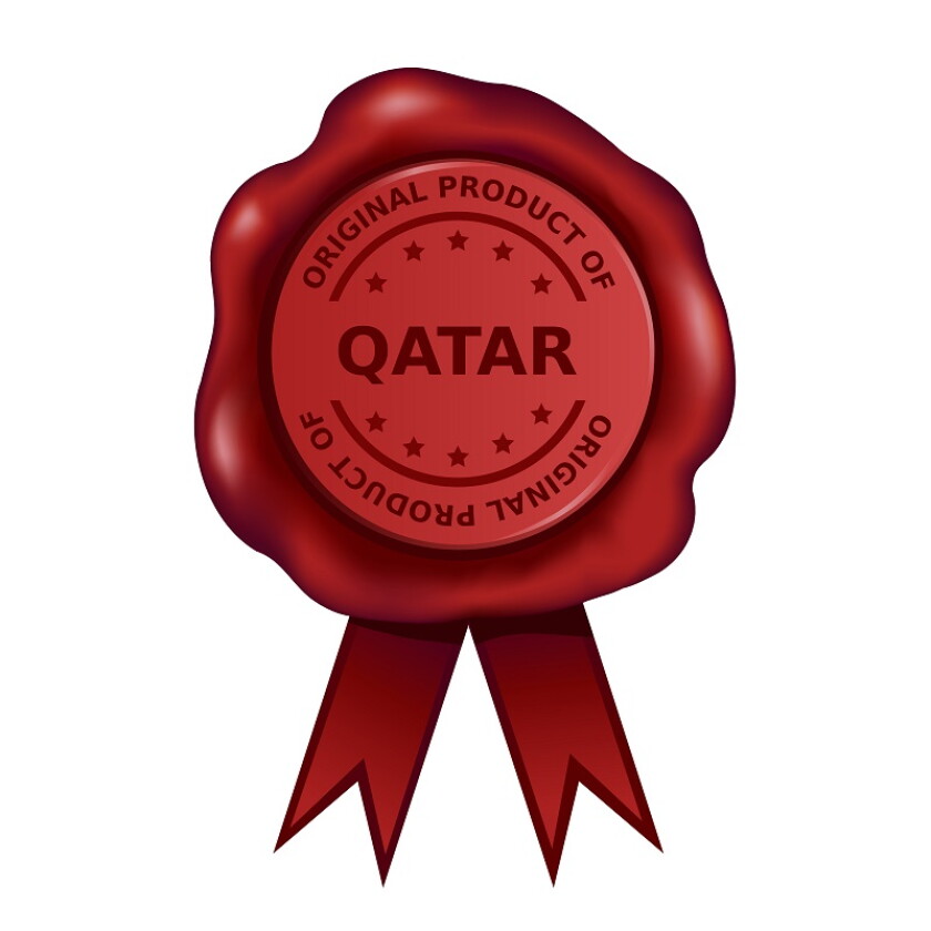 Product Of Qatar Wax Seal