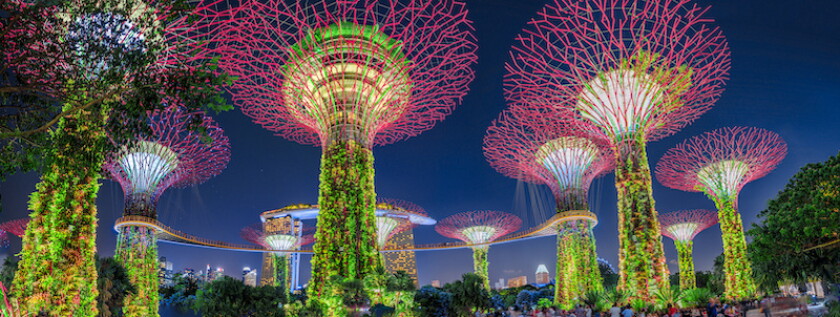 Gardens by the Bay panorama