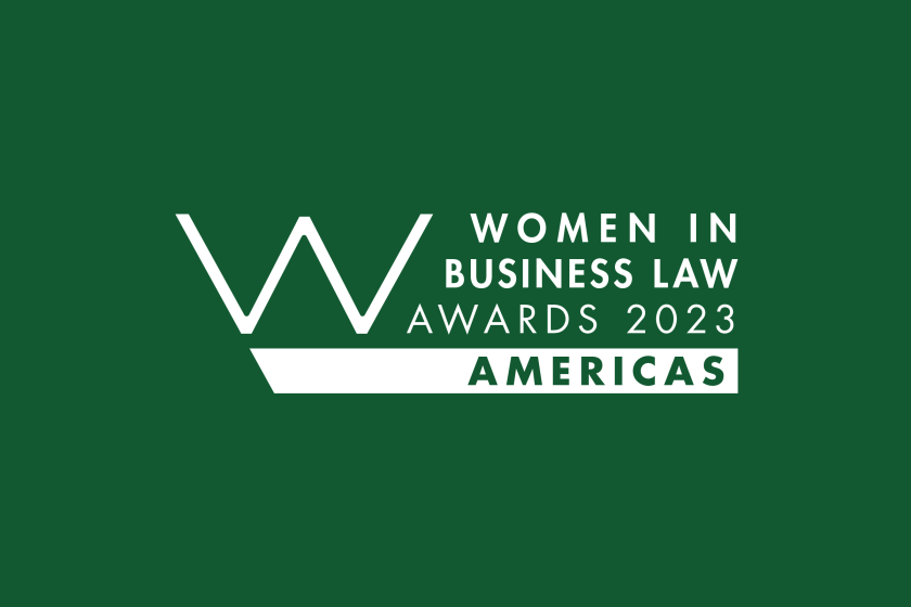 Women in Business Law Awards Americas 2023 logo