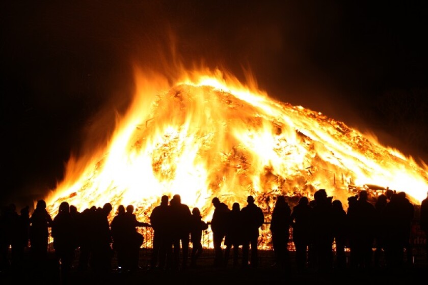 Watching the Bonfire