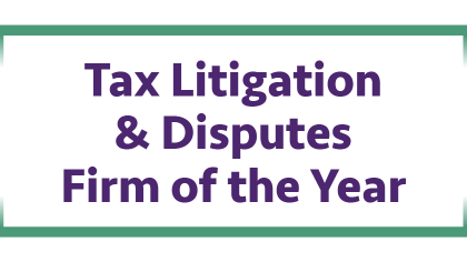 ITR Americas Awards Tax Litigation & Disputes Firm of the Year.png