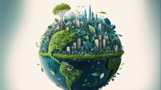ESG, green energy, sustainable industry. Environmental, Social,