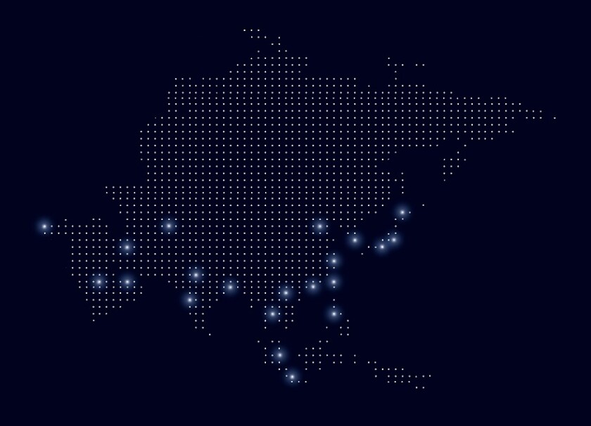 metropolises of Asia