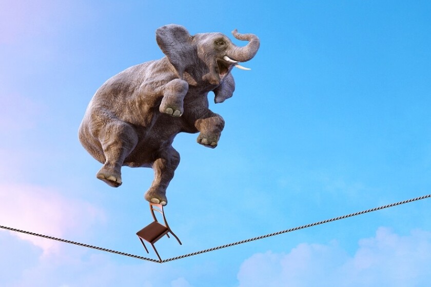 elephant onthread