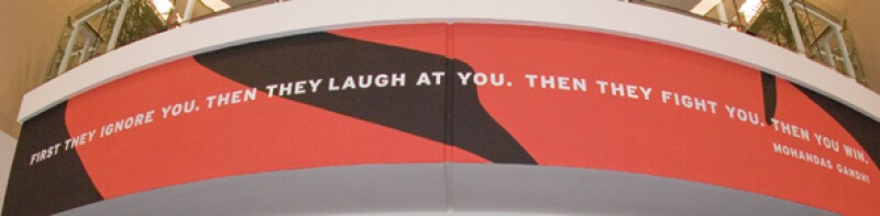 Reception area of Red Hats's headquarters in Raleigh, North Carolina