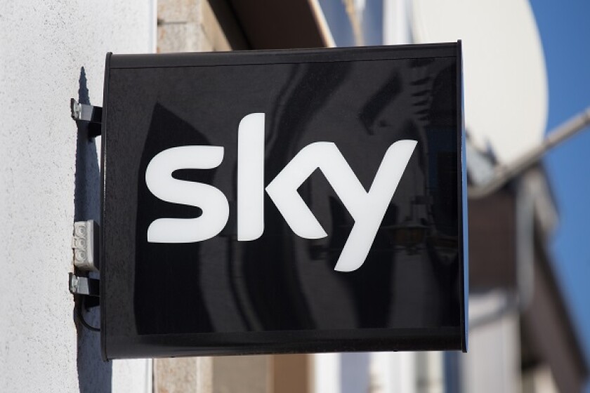 haiger, hesse/germany - 17 11 18: sky sign in haiger germany