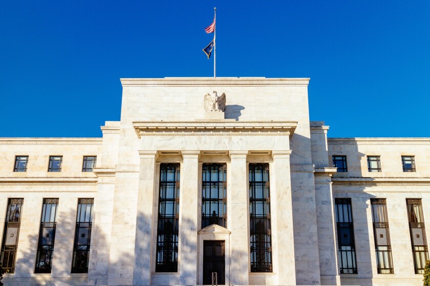Federal Reserve Building, Washington DC, USA.