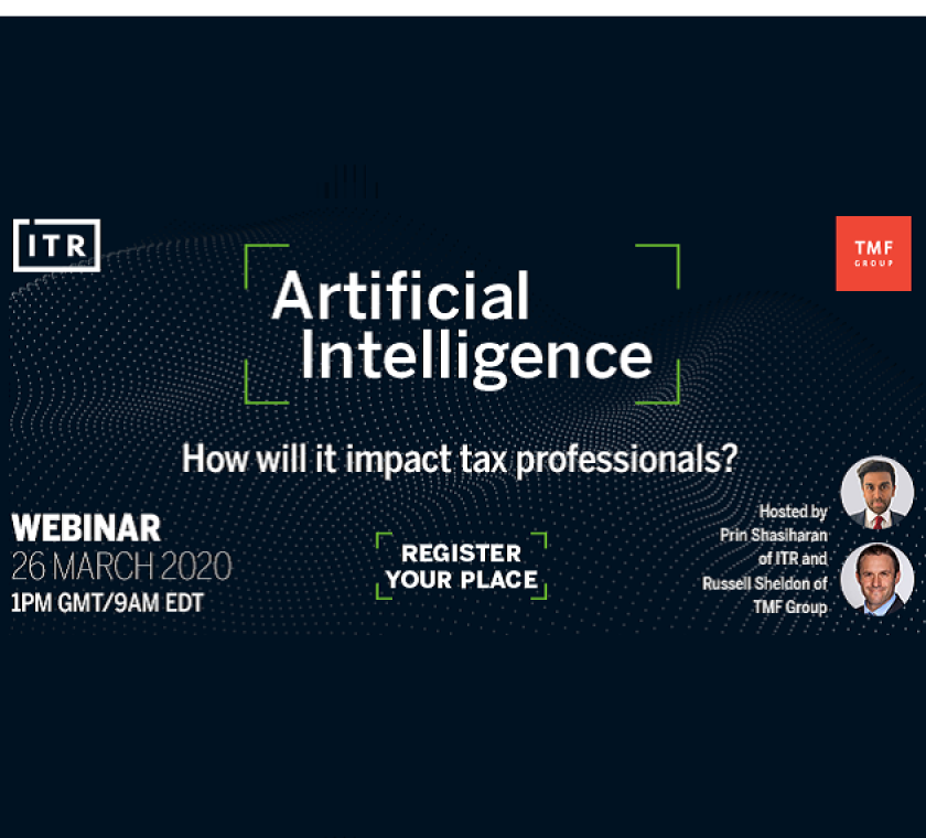 Webinar: Artificial Intelligence - how will it impact tax professionals?