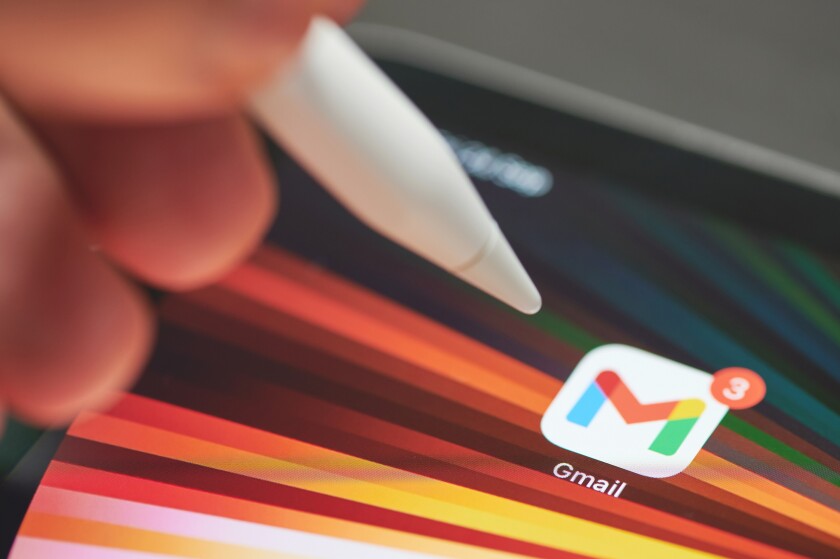 Start gmail on ipad