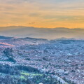 Sunset over Bogota, Colombia, HDR Image