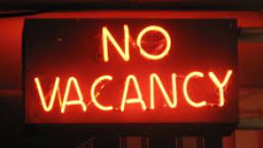 no vacancy