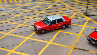 香港のタクシー