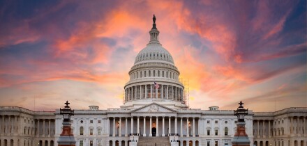 United States Capitol building in Washington DC