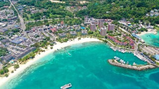 Beautiful Aerial Beach View