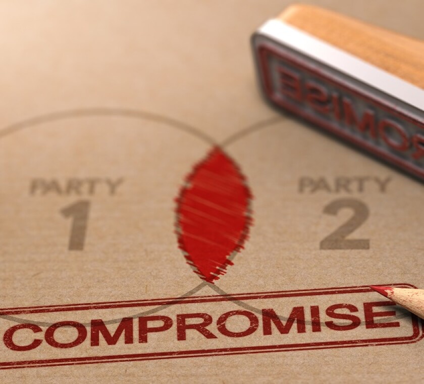 Someone will have to compromise