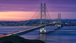 The Akashi Kaikyo Bridge