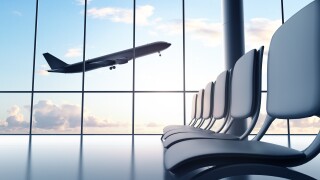 futuristic airport