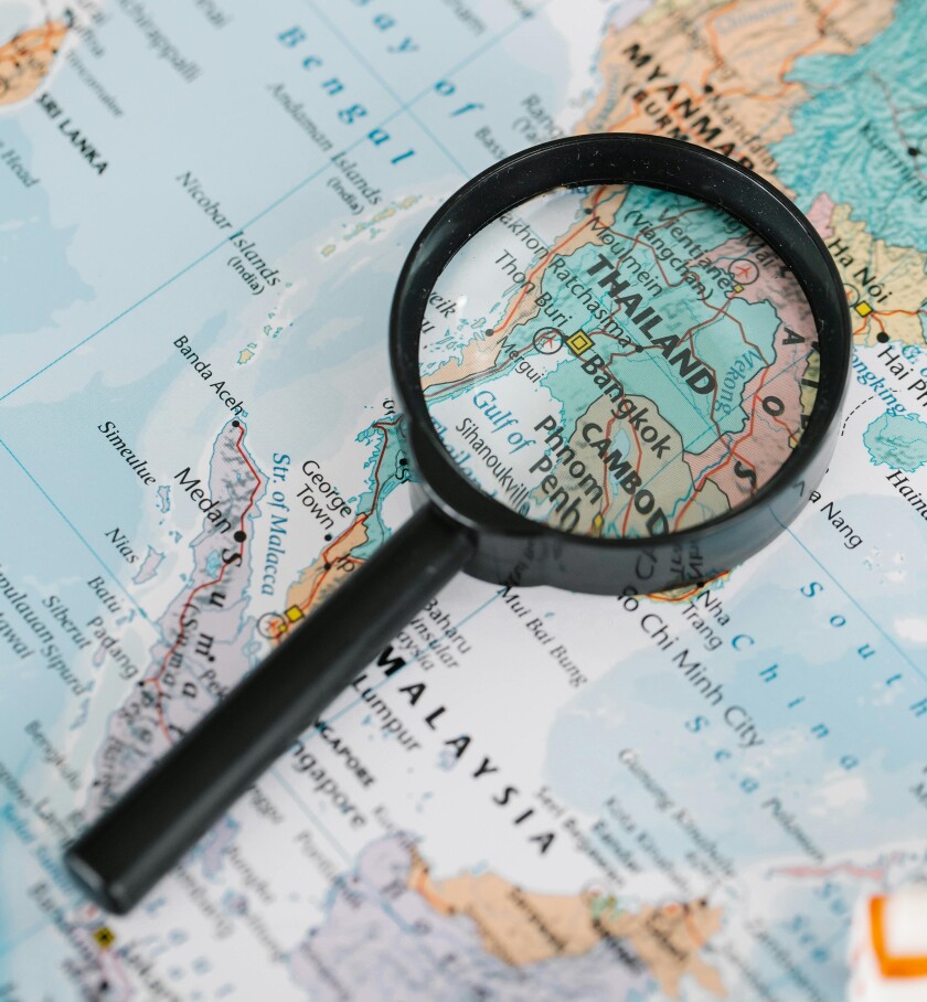 Thailand map