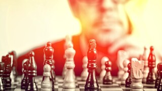 Chessboard - strategy concept