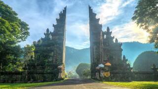 Handara Gate in Bali, Indonesia