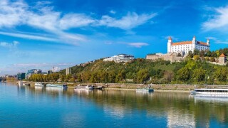 Medieval castle  in Bratislava, Slovakia