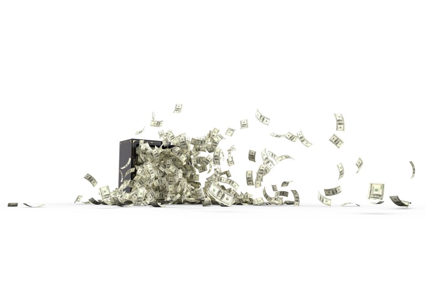 safe and dollars