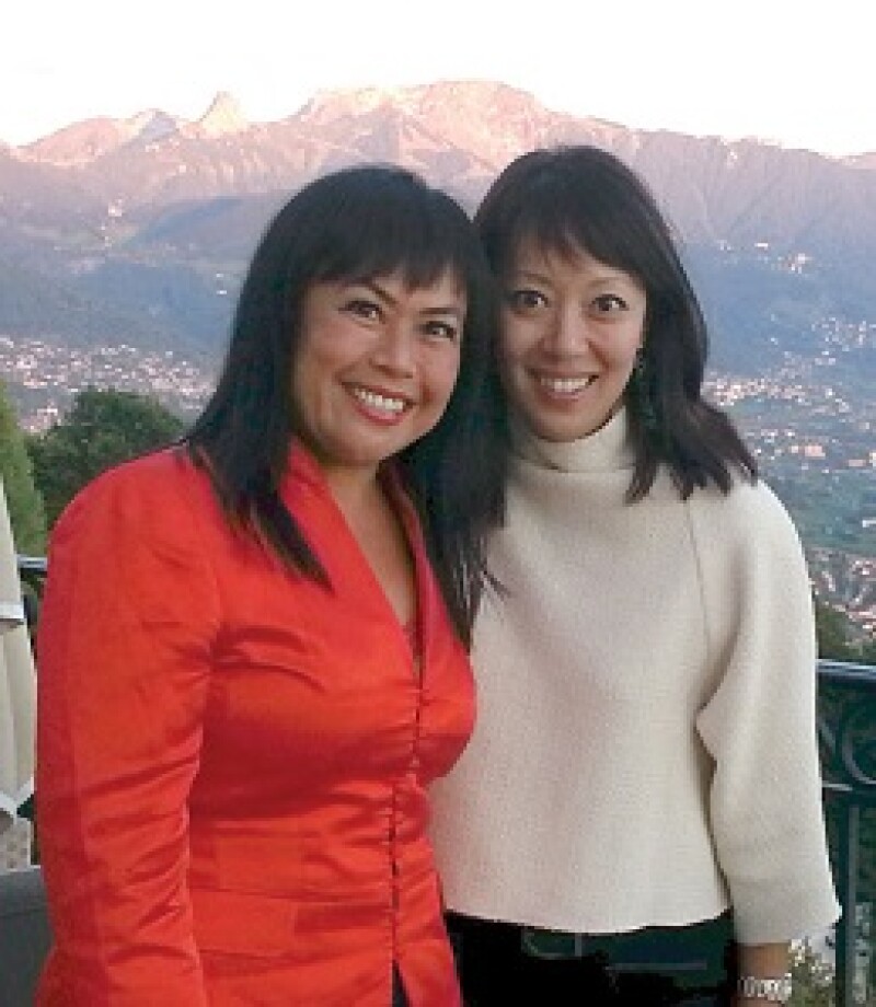 Toe Su Aung and Mei-lan Stark